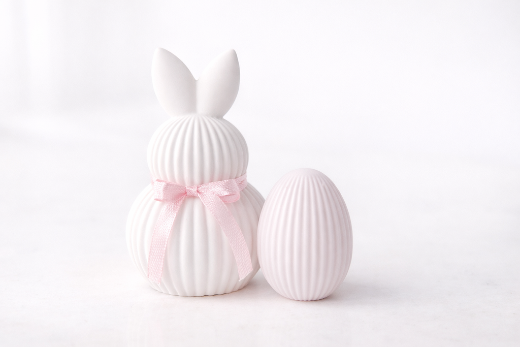 süßer Osterhase aus Reliefmasse