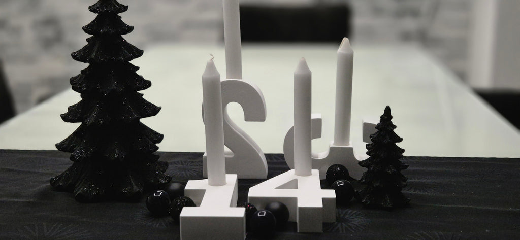 Adventszahlen,Adventskranz modern