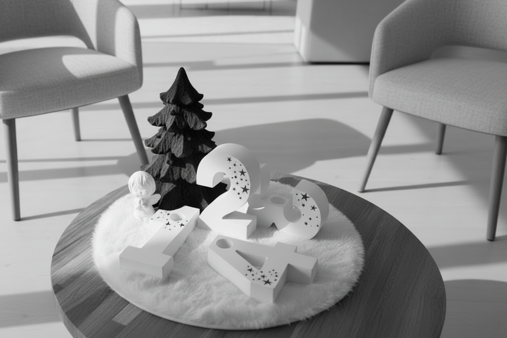 Adventszahlen,Adventskranz modern