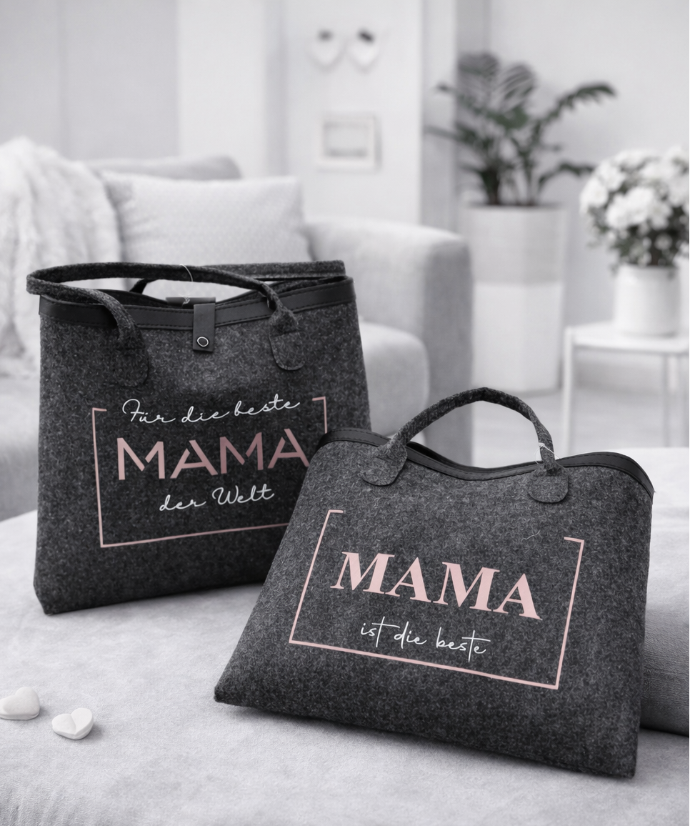 Filztaschen Mama ist die beste