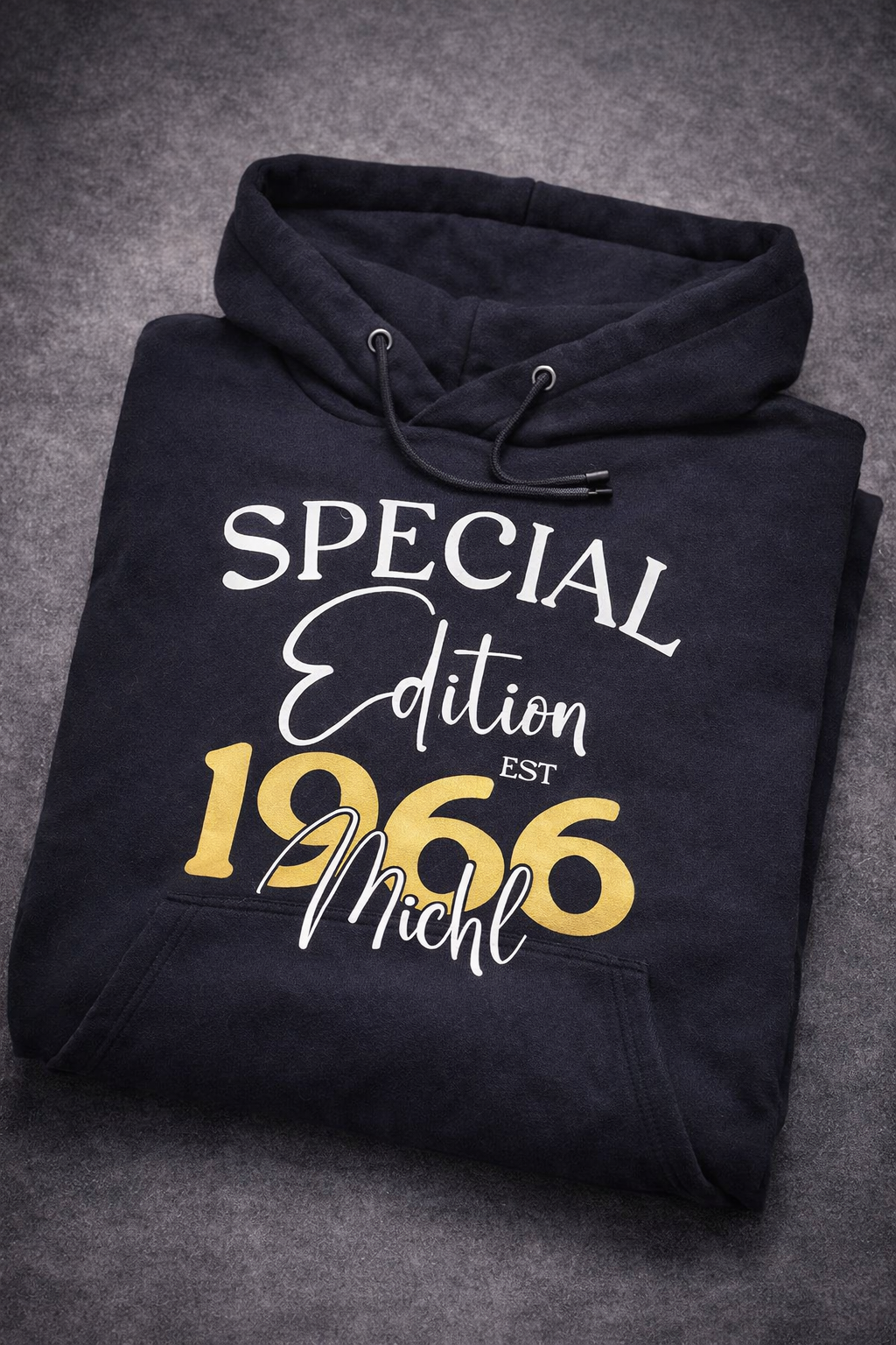 Jahrgangs- Hoody für den starken Mann